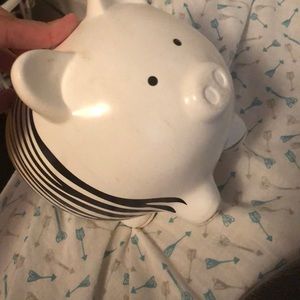 Zebra piggy bank
